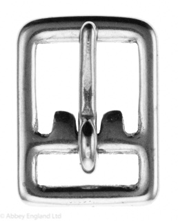 BRIDLE BUCKLE LOOPED NP/BRASS  3/4"  19mm