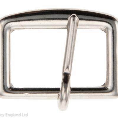 BRIDLE BUCKLE NP/BRASS  1/2"  12mm
