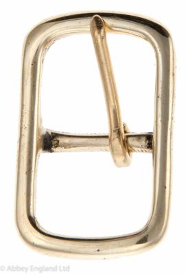 WHOLE WIRE BUCKLE BRASS  11/8"  29mm