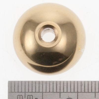 DRILLED CASE DOME STUD SMALL BRASS  12mm x 5mm