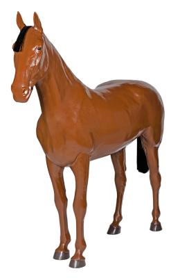 S112 LIFE SIZE DISPLAY HORSE BROWN 