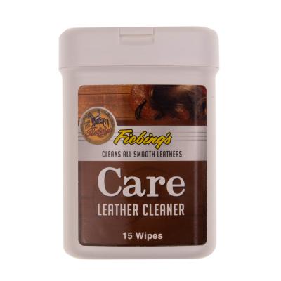 FIEBING CARE LEATHER CLEANER WIPES