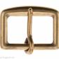 BRIDLE BUCKLE SQUARE BRASS  3/8"  10mm