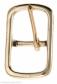 WHOLE WIRE BUCKLE BRASS  3/8"  10mm